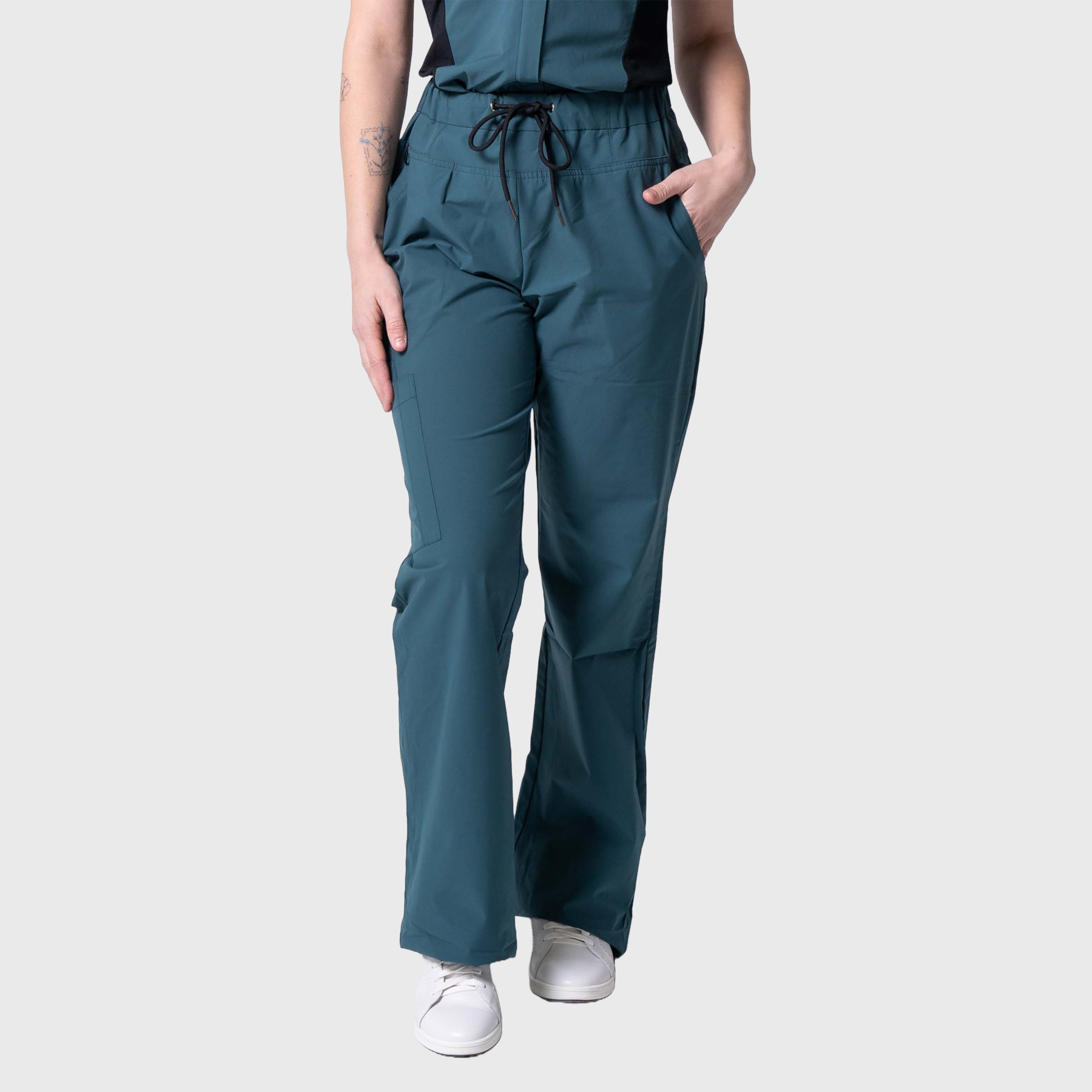 Women's Five Pockets Straight Leg Scrub Pants