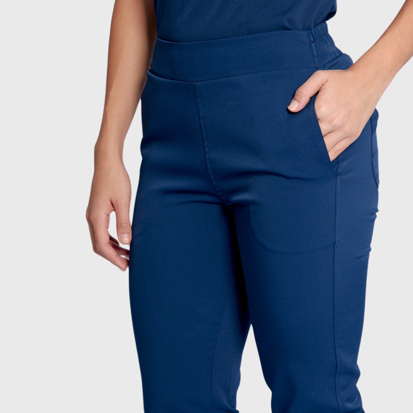 Women's Slim Fit Straight Leg Bow Pockets Scrub Pants™