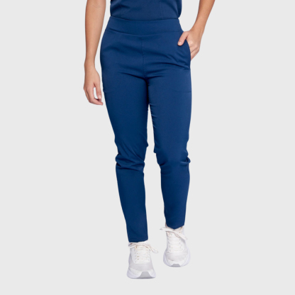 Women's Slim Fit Straight Leg Bow Pockets Scrub Pants™