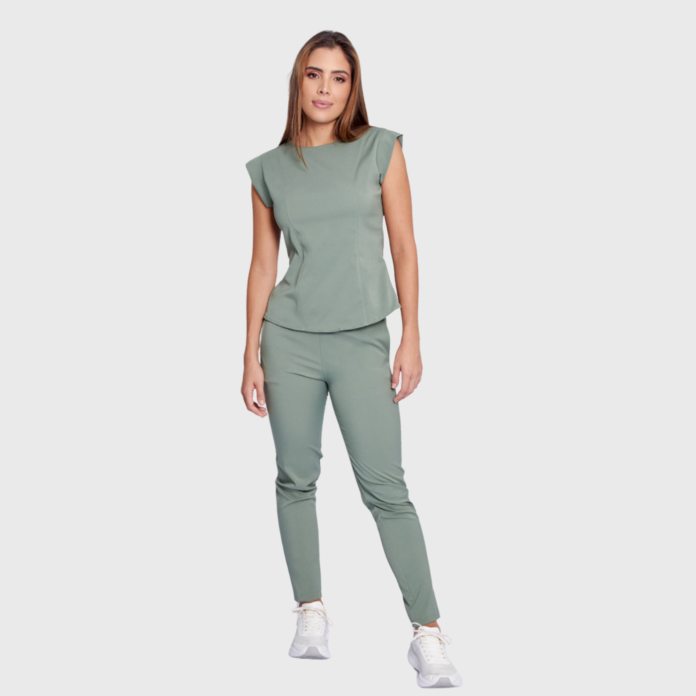 Women's Slim Fit Straight Leg Bow Pockets Scrub Pants™