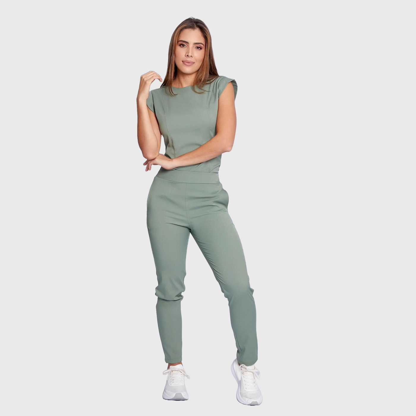 Women's Slim Fit Straight Leg Bow Pockets Scrub Pants™
