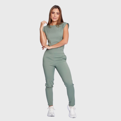 Women's Slim Fit Straight Leg Bow Pockets Scrub Pants™