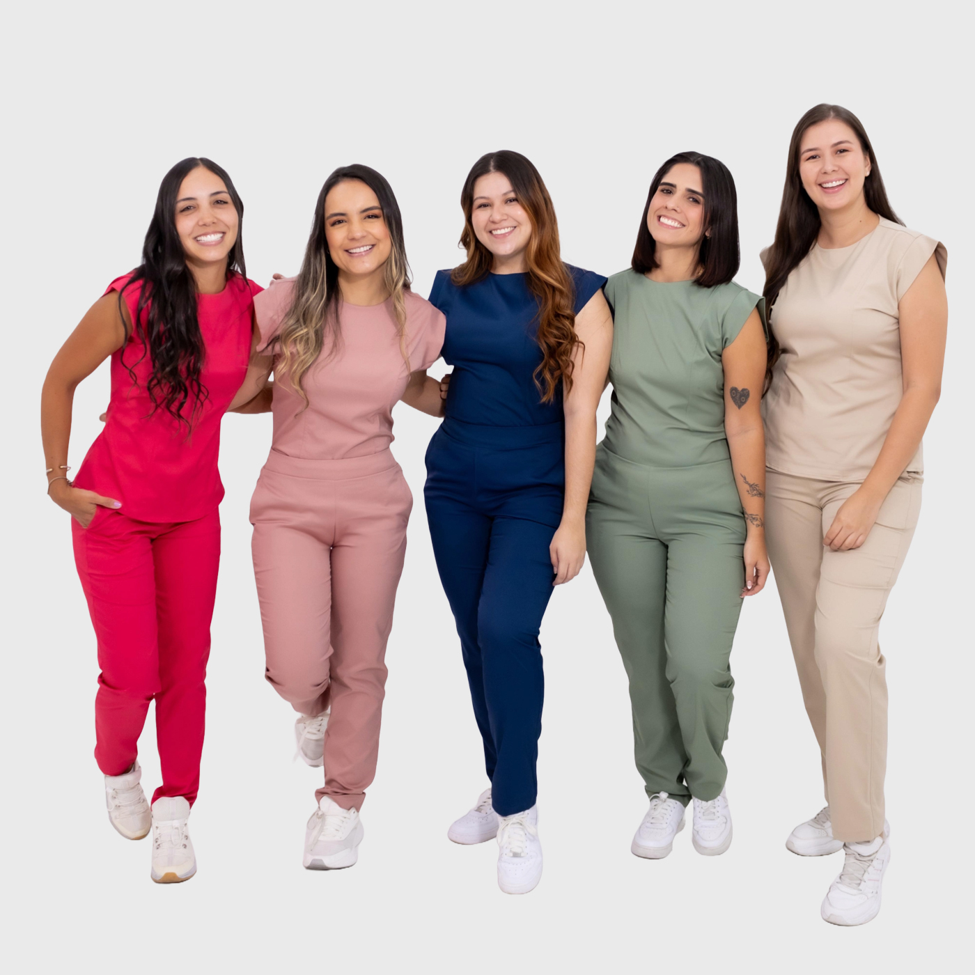 Women's Slim Fit Straight Leg Bow Pockets Scrub Pants™