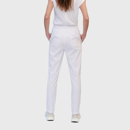 Women's Slim Fit Straight Leg Bow Pockets Scrub Pants™