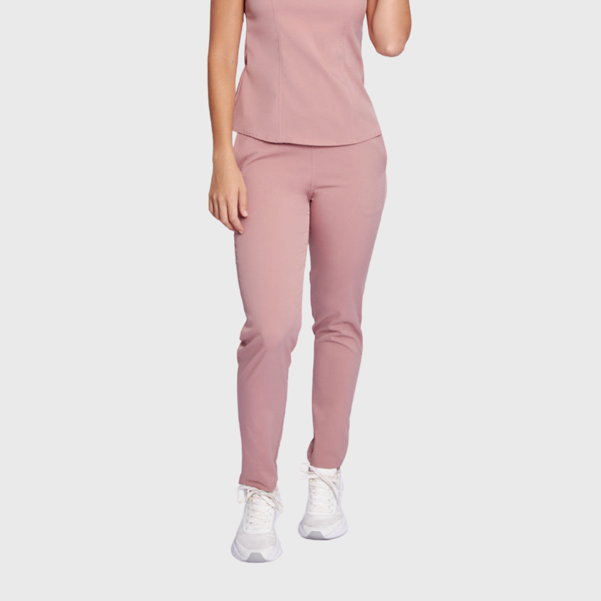 Women's Slim Fit Straight Leg Bow Pockets Scrub Pants™