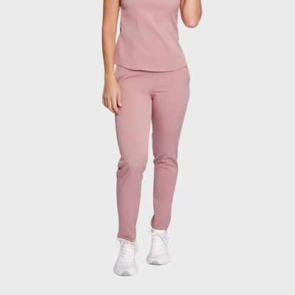 Women's Slim Fit Straight Leg Bow Pockets Scrub Pants™