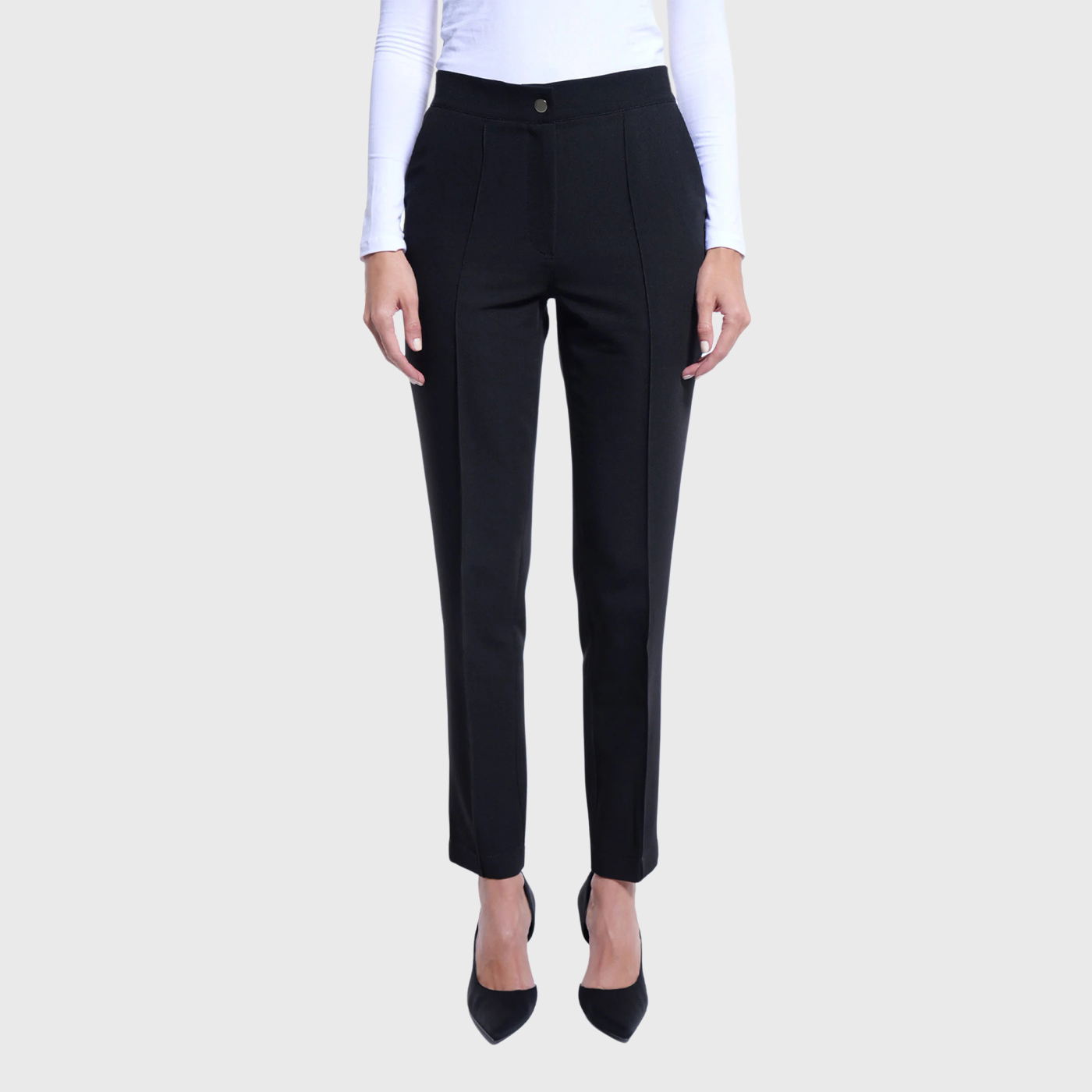 Women's Elastic Waistband Straight Leg Scrub Pants