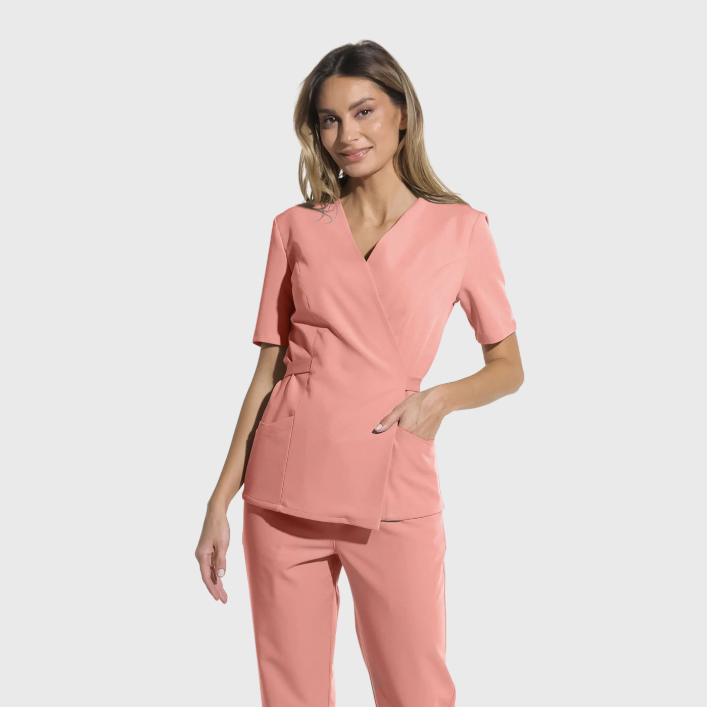 Women's Slim Fashion Scrubs Top
