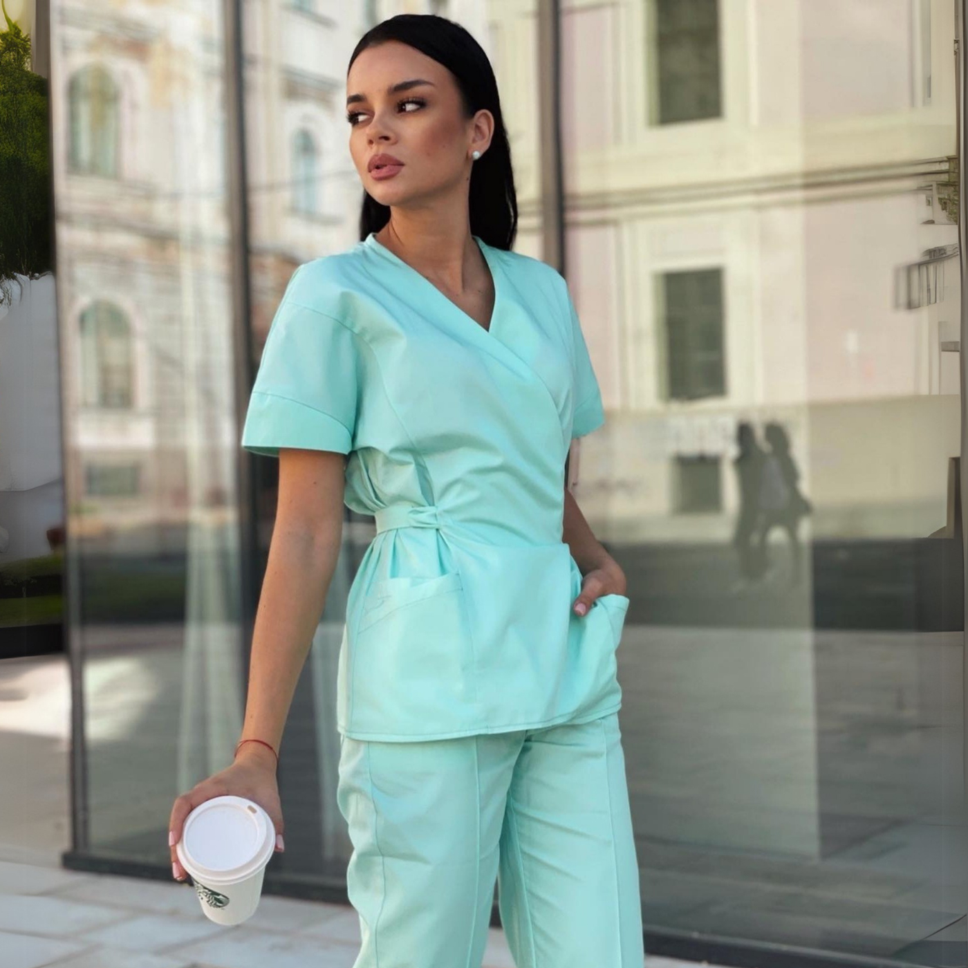 Women's Scrub Set ZO04