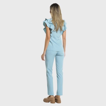 Women's Business Casual Tapered Nursing Scrub Pants