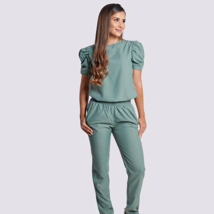 Women's Elastic Waist Cuffed Scrub Pant™
