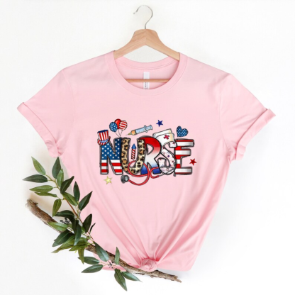 4th of July Nurse T-Shirt