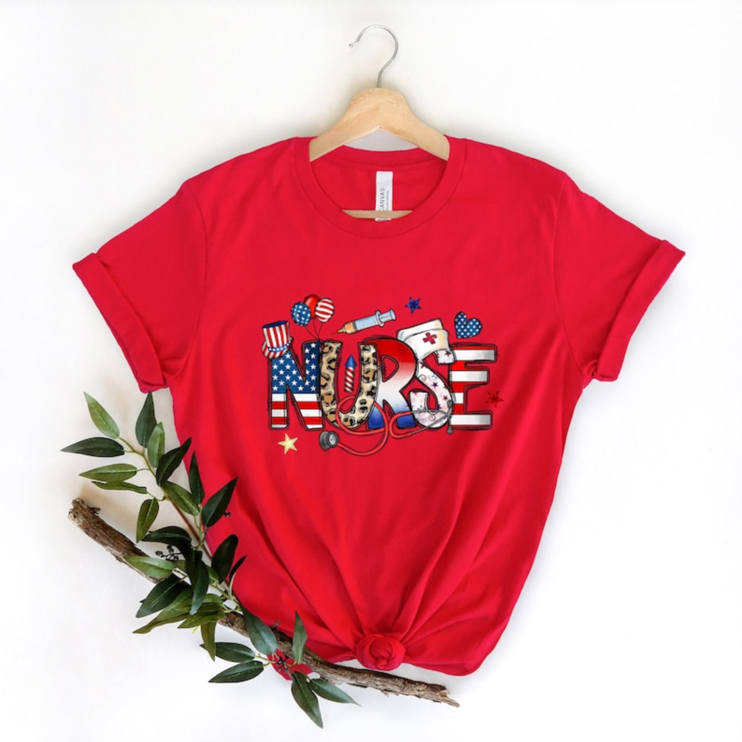 4th of July Nurse T-Shirt