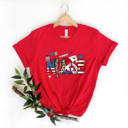 4th of July Nurse T-Shirt