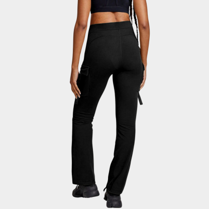 Cargo Pocket Utility Chic Flare Yoga Pants