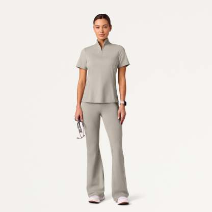 Women’s Slim Half-Zip Soft Scrub Set JA02