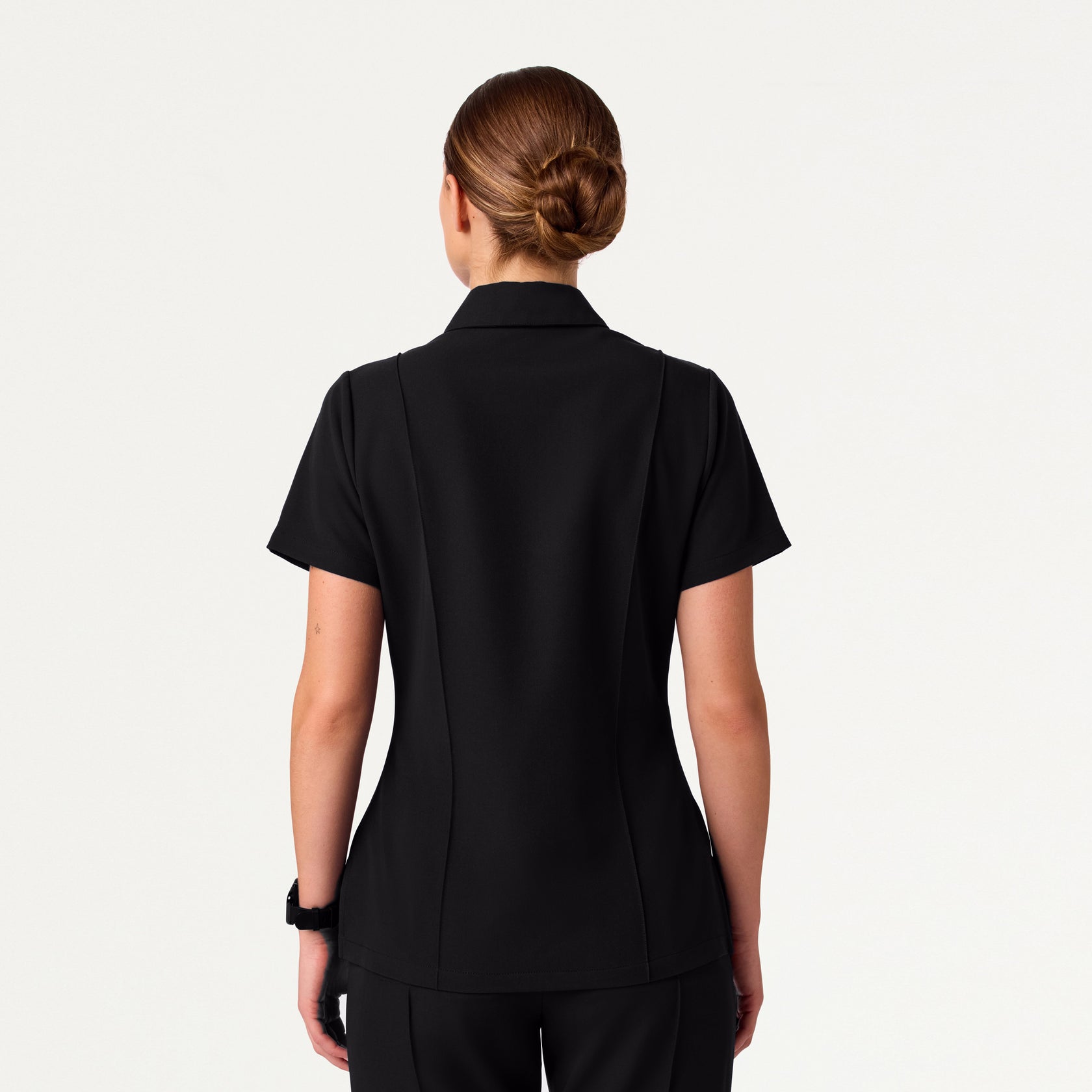 Women’s Slim Modern Polo Scrub Top
