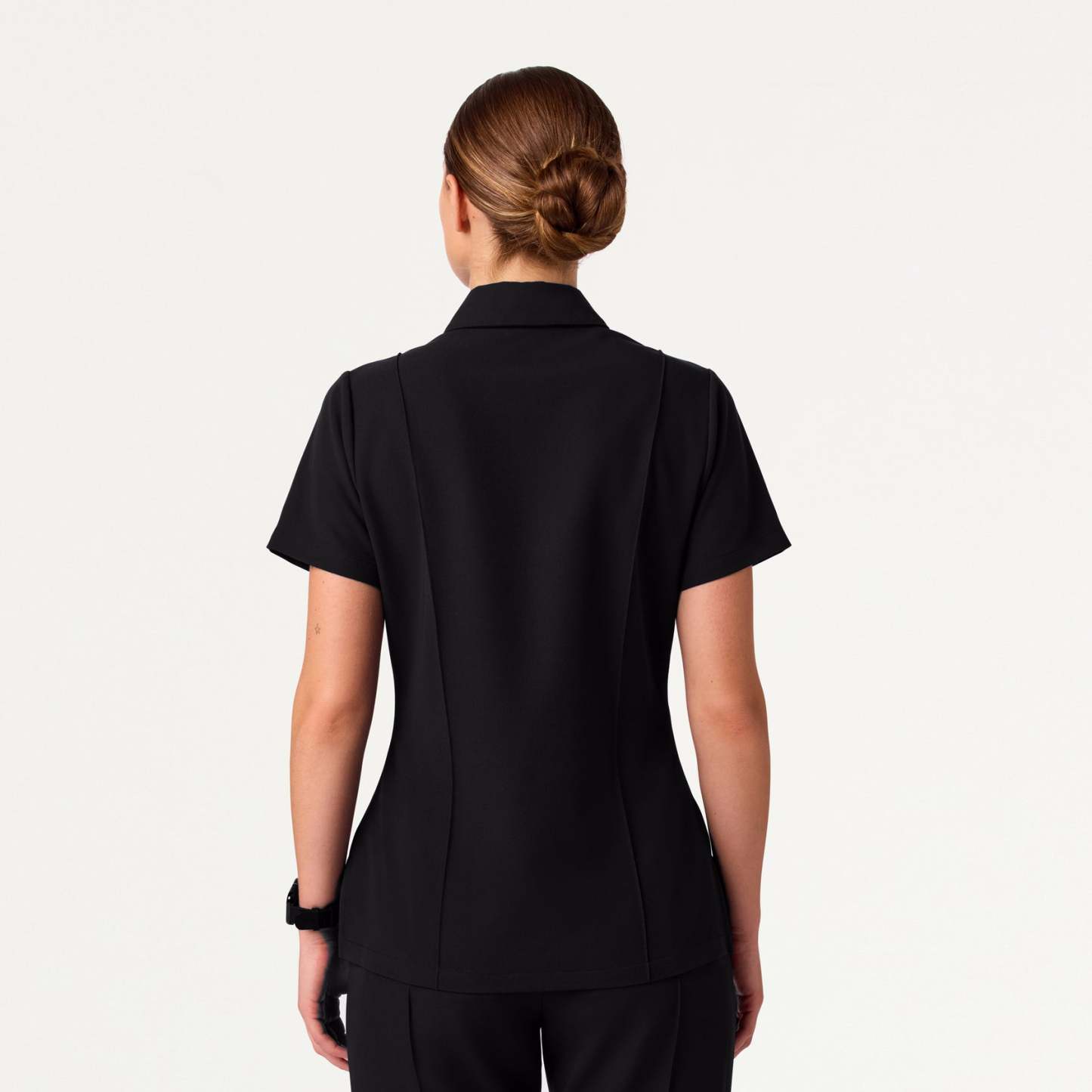Women’s Slim Modern Polo Scrub Set JA01