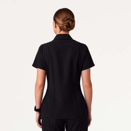 Women’s Slim Modern Polo Scrub Top