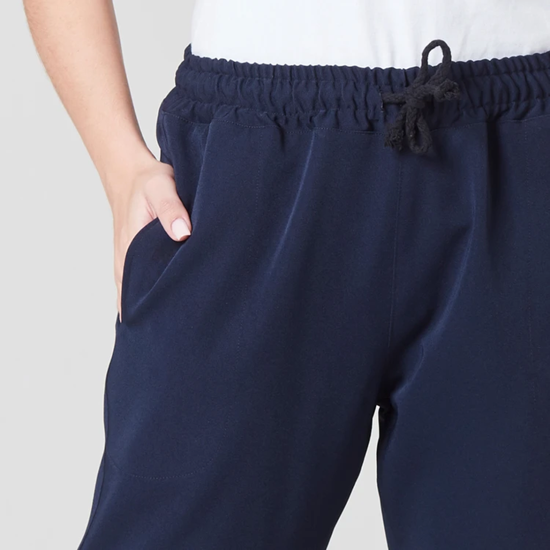 Women's Adjustable tightness Straight Leg Scrub Pants