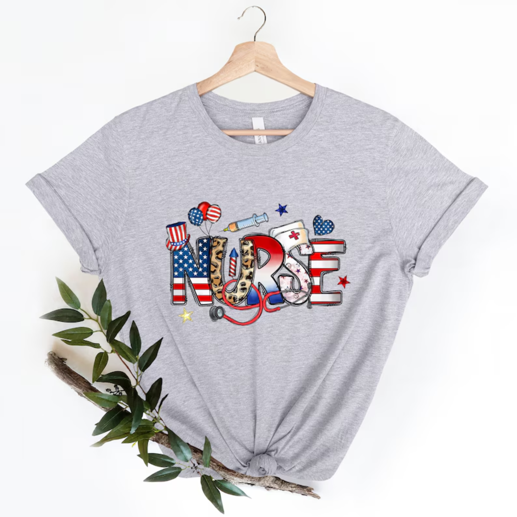 4th of July Nurse T-Shirt