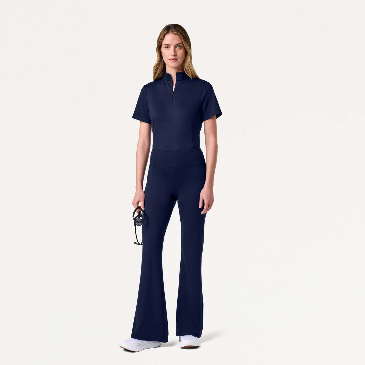 Women’s Two Pants Yoga Flare Scrub Pants