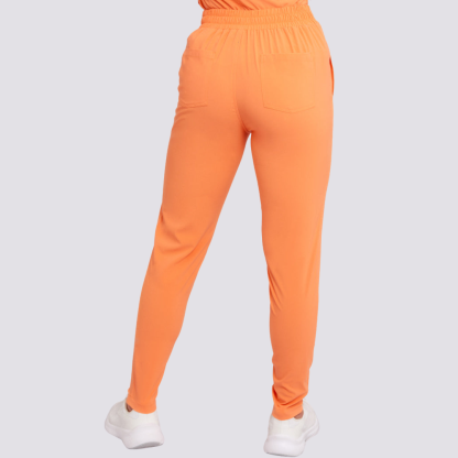 Women's High-waisted Plain Front Scrub Pant™