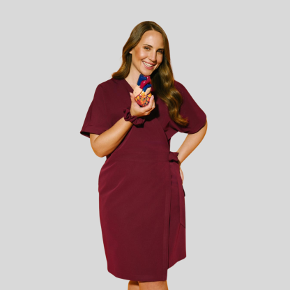 Medical Comfort Knee-length Scrub Dress