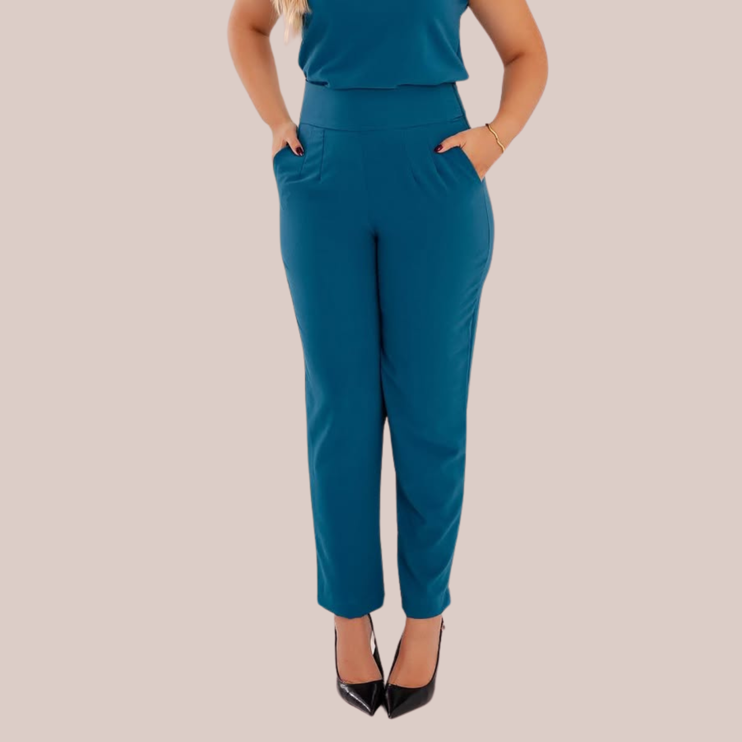 Women's Stretchy Slim Straight Scrub Pants