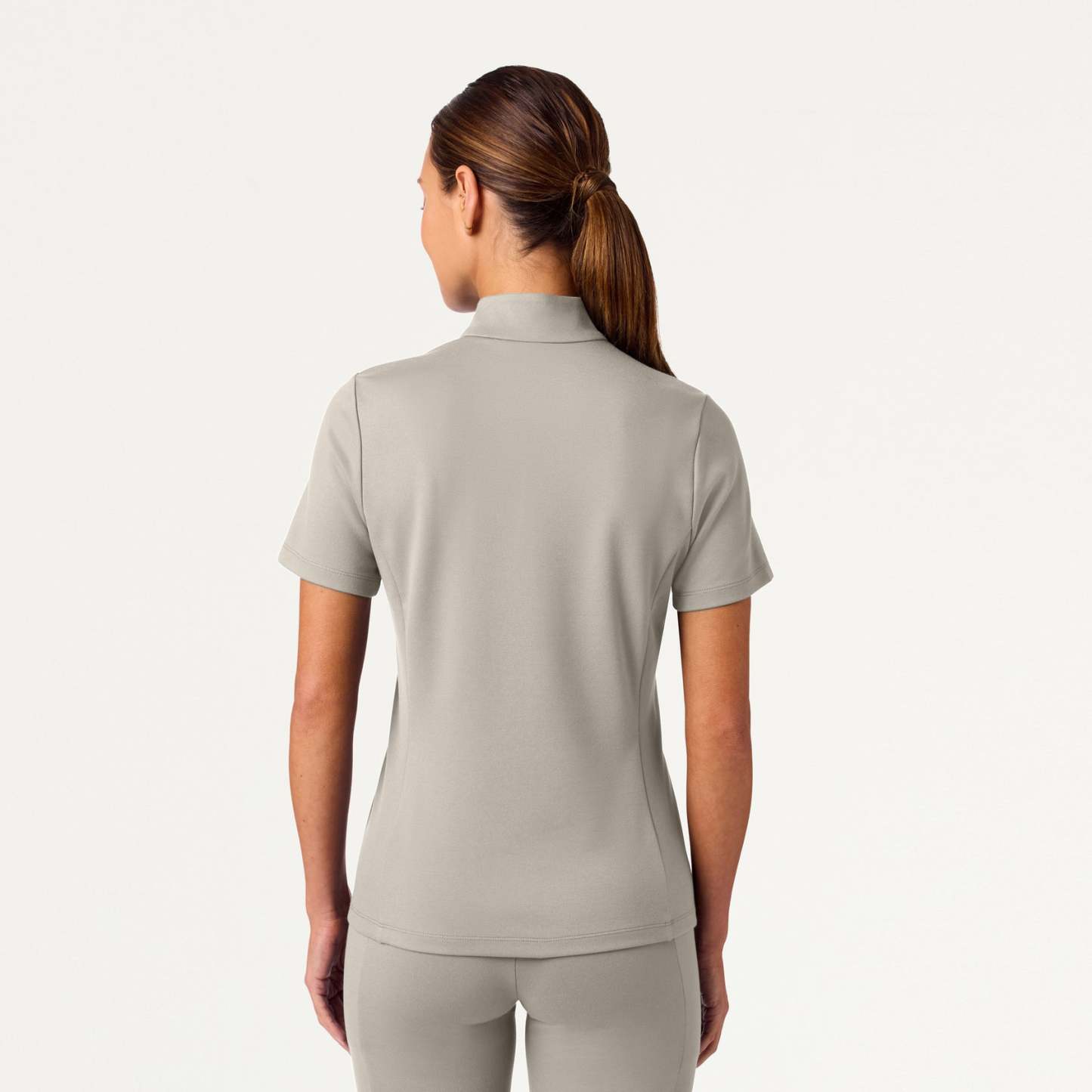 Women’s Slim Half-Zip Soft Scrub Set JA02