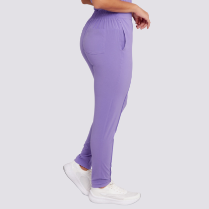 Women's High-waisted Plain Front Scrub Pant™