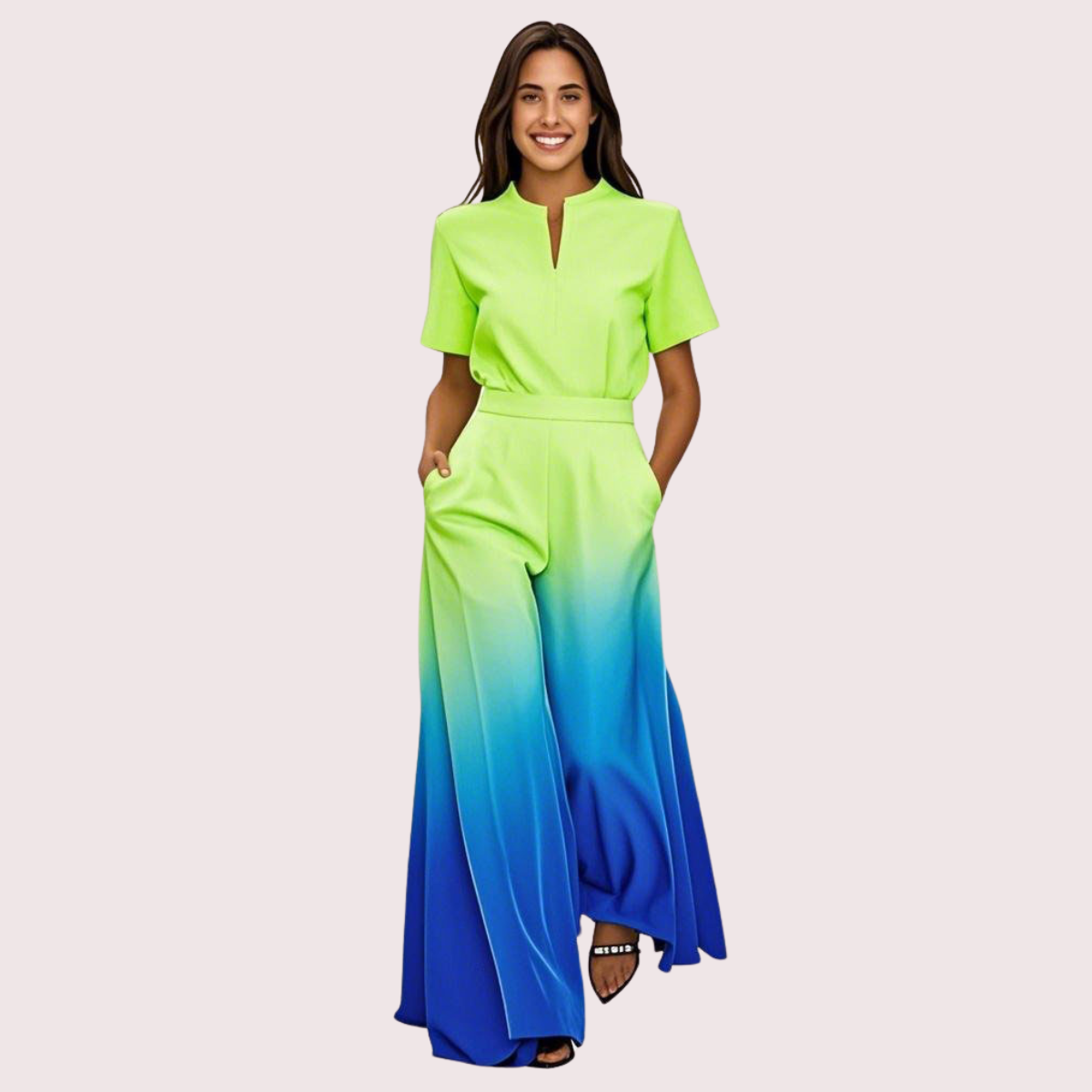 Women's  Wide-leg  Professional and Fashionable Scrub Pants
