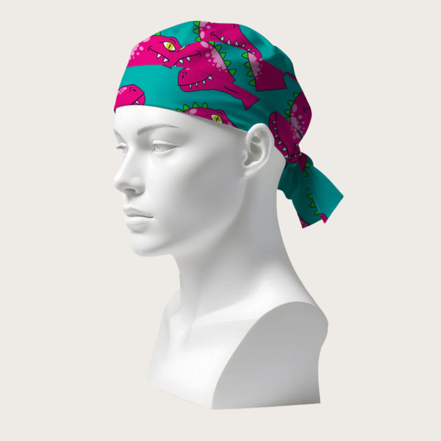 Pink Rex Printed Surgical Caps
