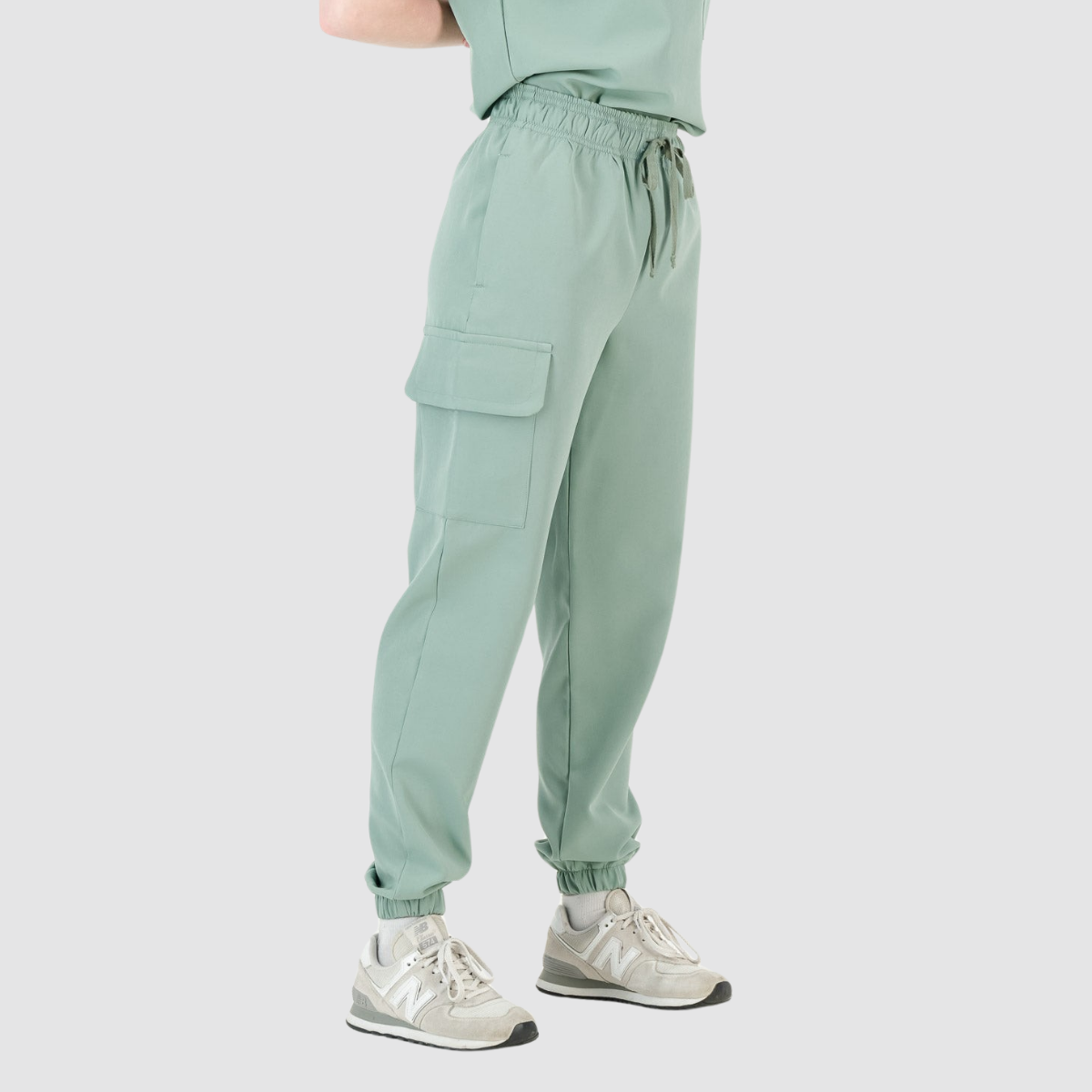 Casual and Comfortable Cuffed Scrub Pants For Nurse  