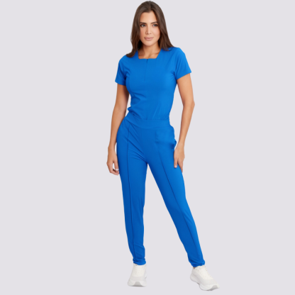 Women's High-waisted Plain Front Scrub Pant™
