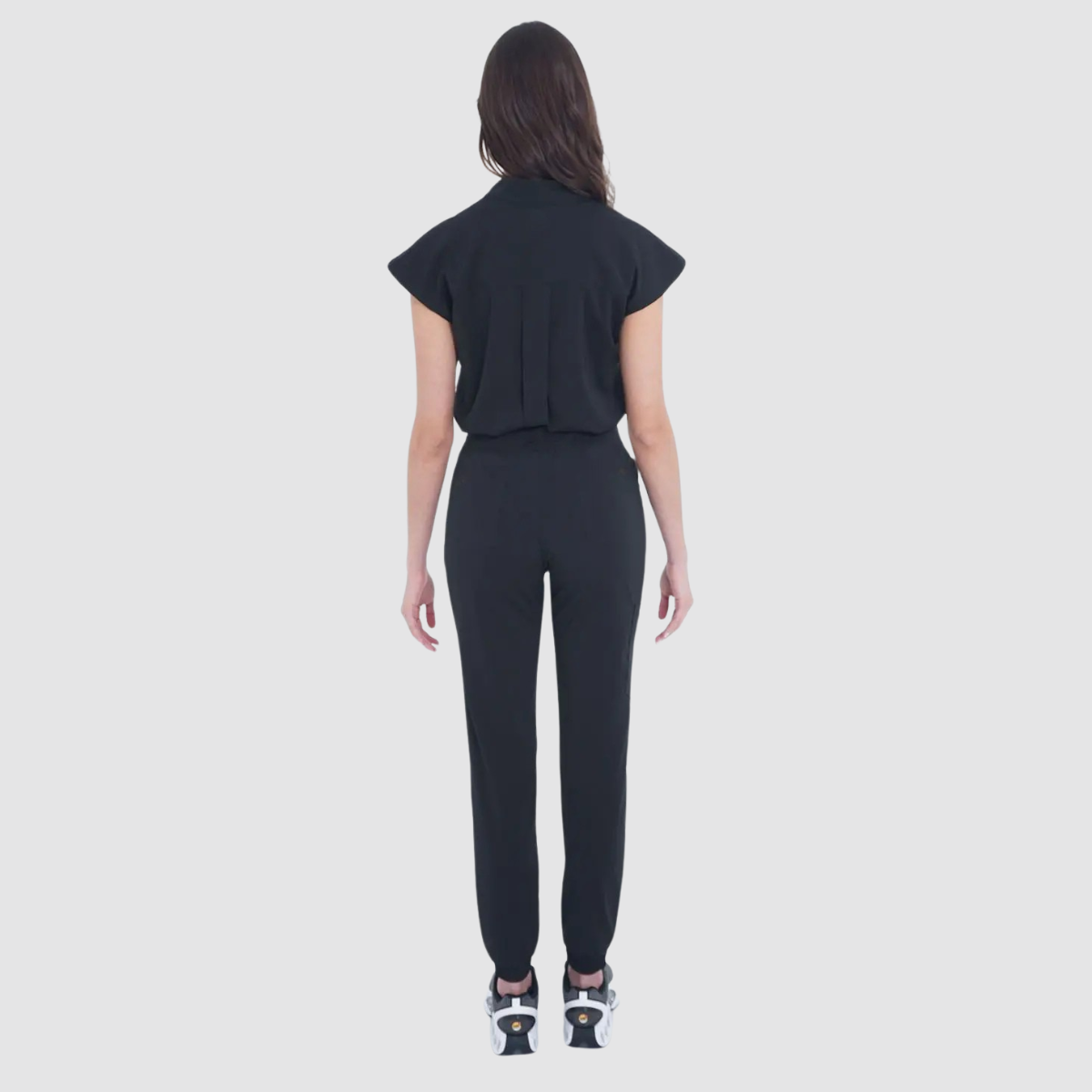Female Nurse Straight-Leg Hand-Wiping Scrub Pants