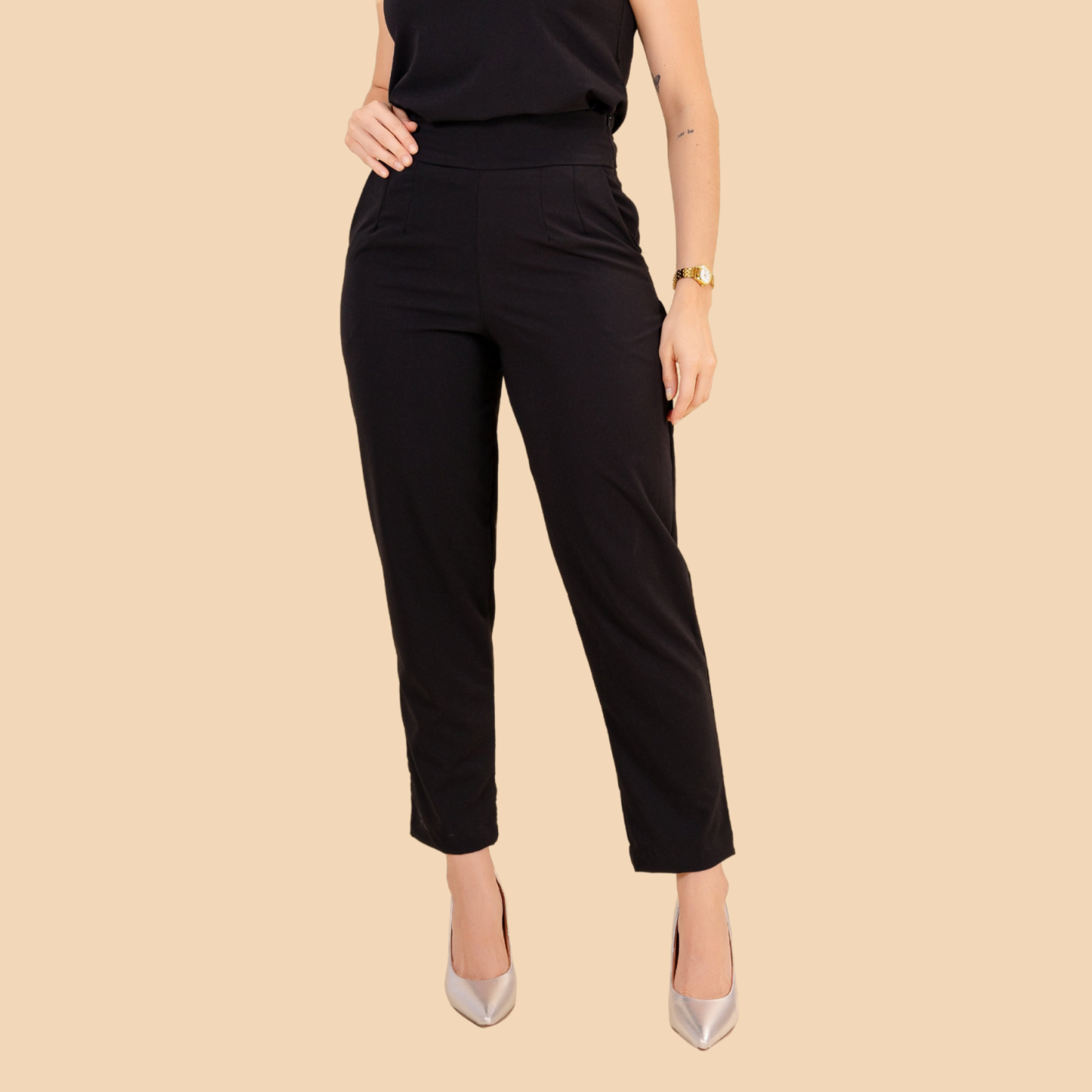 Women's Stretchy Slim Straight Scrub Pants