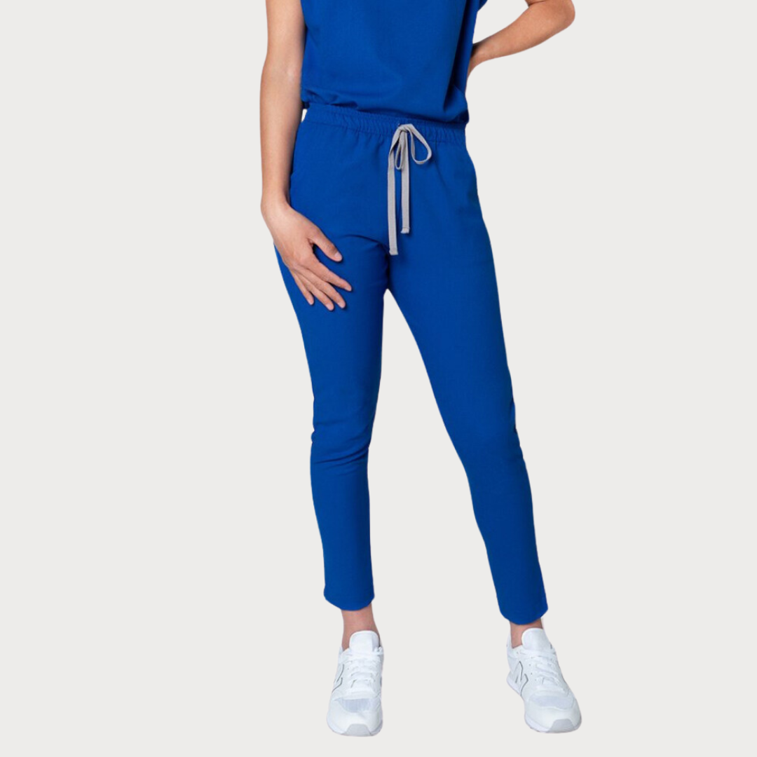Women's Hem Elastic Waist Scrub Pant