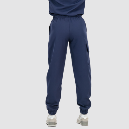 Casual and Comfortable Cuffed Scrub Pants For Nurse  