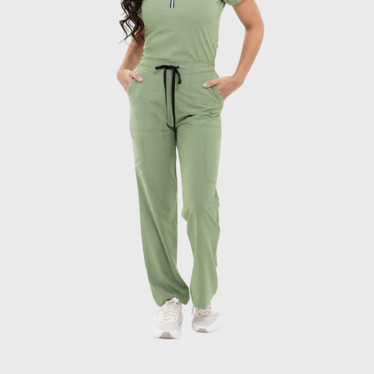 Women's Casual Drawstring Straight Scrub Pants™