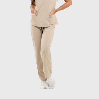 Women's Casual Drawstring Straight Scrub Pants™