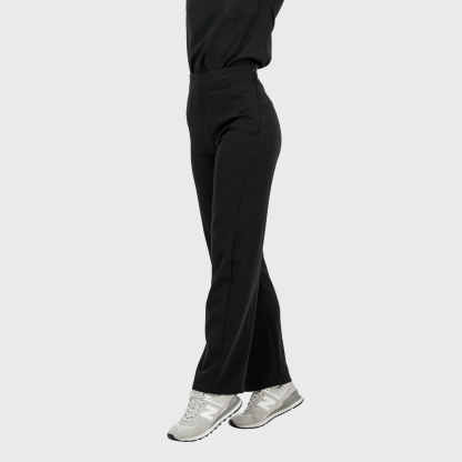 Women's High Waist Wide Leg Scrub Pants