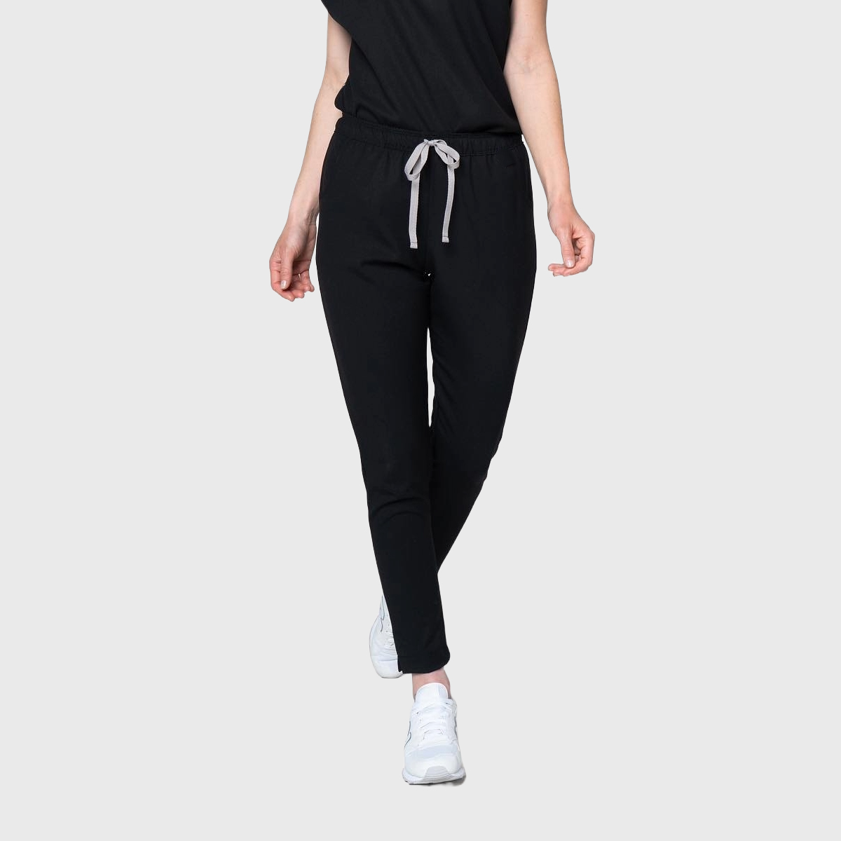 Women's Straight Leg Elastic Waist Scrub Pants