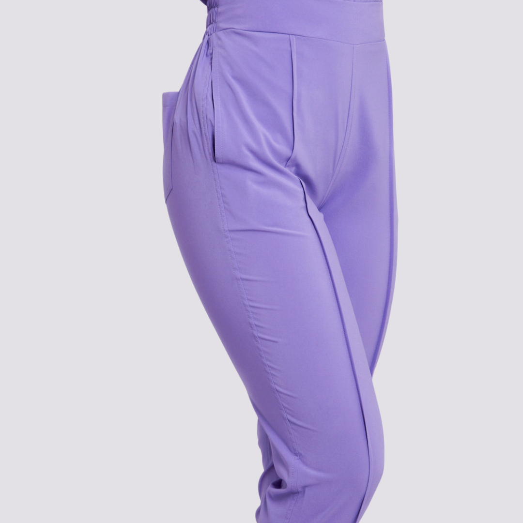 Women's High-waisted Plain Front Scrub Pant™