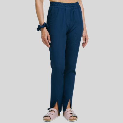 Comfortable High Waist Split Scrub Pants