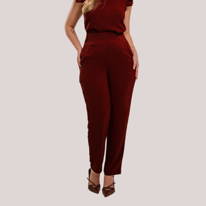Women's Stretchy Slim Straight Scrub Pants