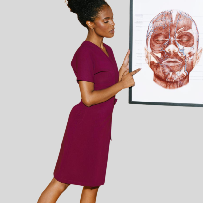 Medical Comfort Knee-length Scrub Dress