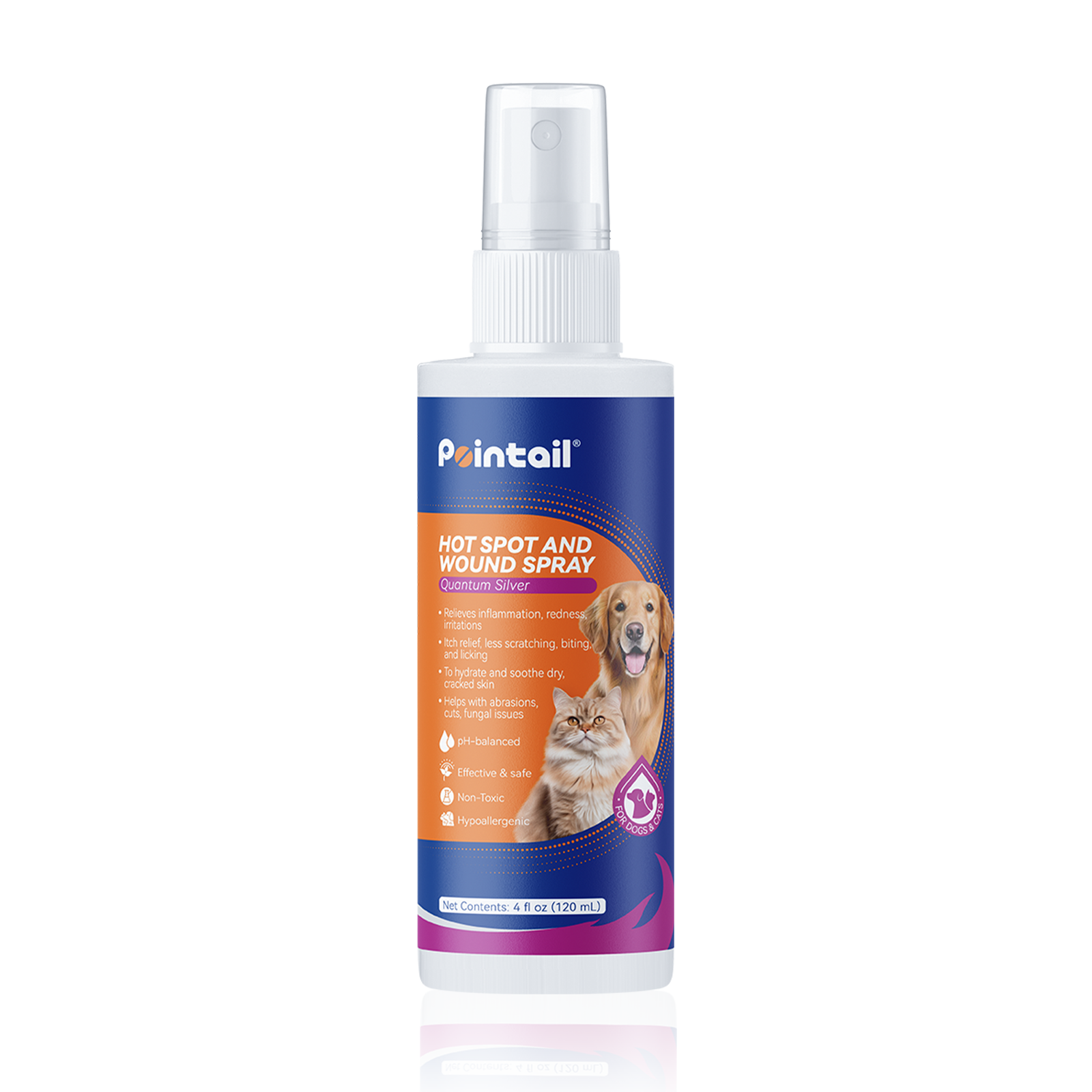 Pointail Hot Spot And Wound Spray