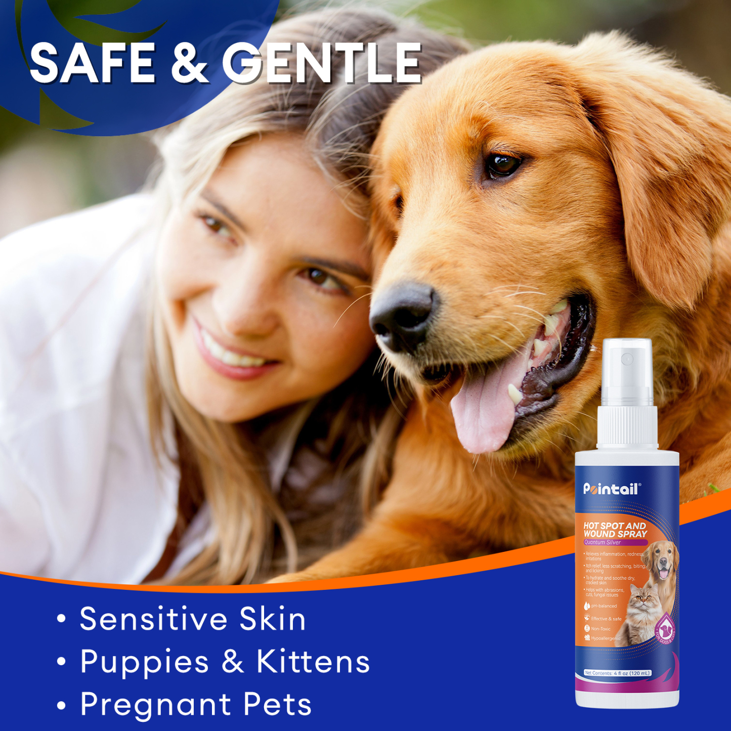 Pointail Hot Spot And Wound Spray