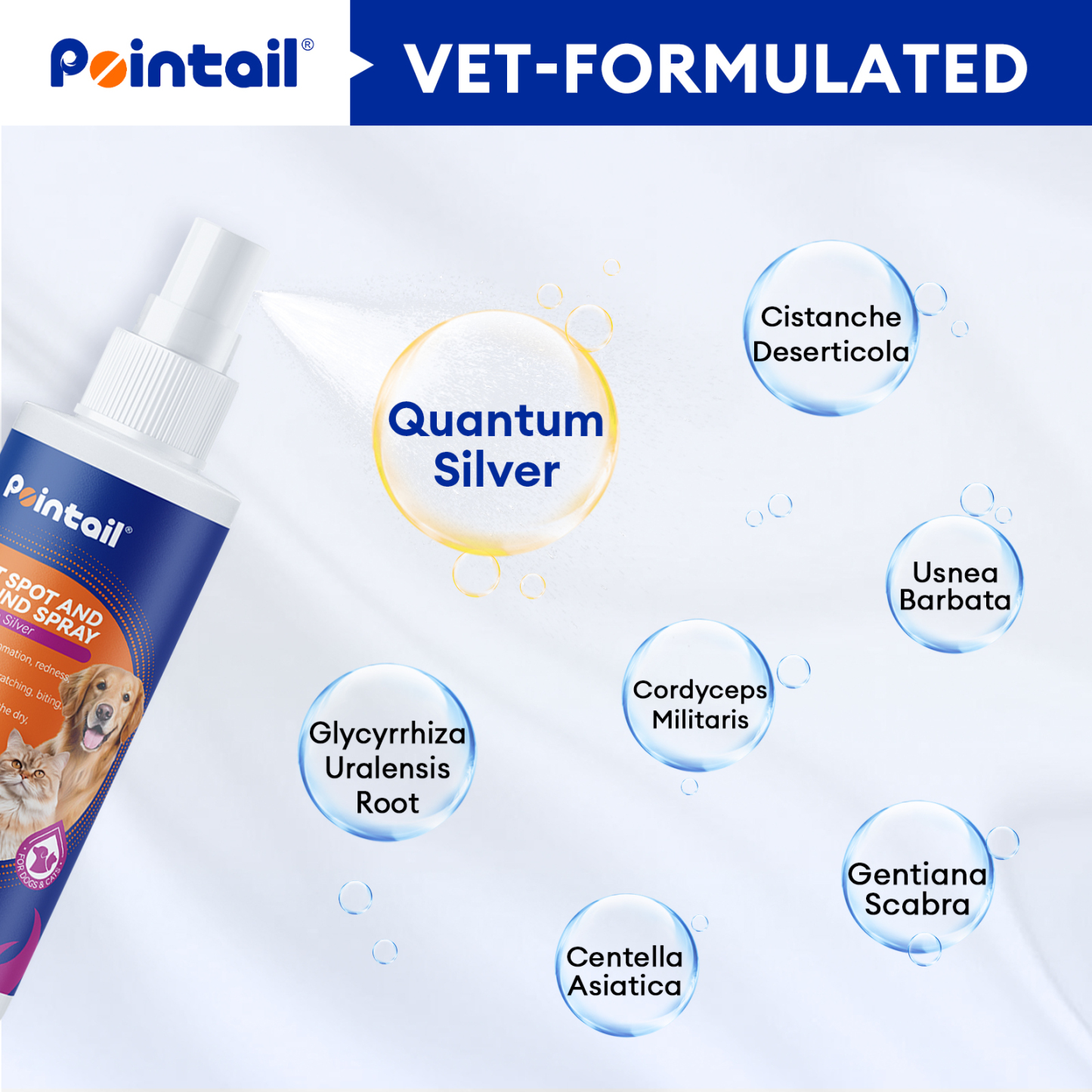 Pointail Hot Spot And Wound Spray